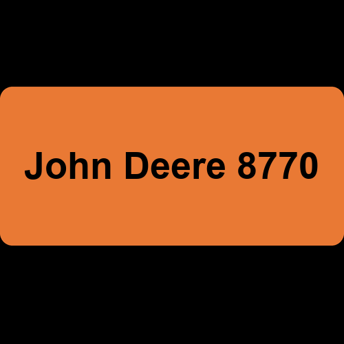 John Deere 8770